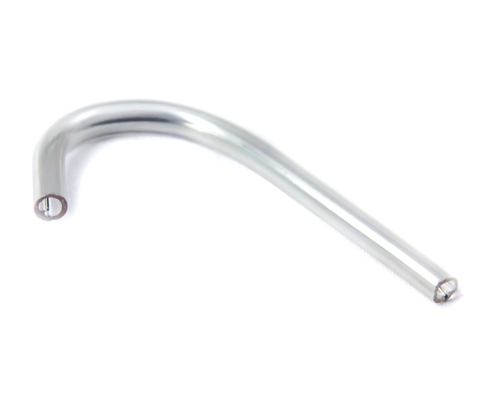 Eyector odontológico de PVC cristal con alma de alambre fabricado a medida por G&Q